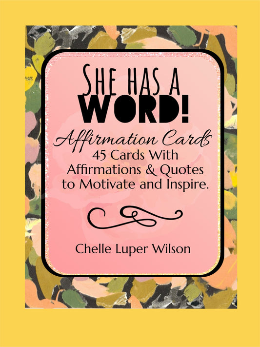 She Has A Word! Affirmation Card Deck (PRE-ORDER)